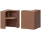 Ресепшн Арго Стойка угловая левая А-555 Терракота 900x900x1220