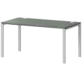 Офисная мебель Арго-М Стол на металлокаркасе АМ-004.60 Тайга/Белый 1600x600x760