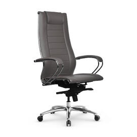 Кресло руководителя Samurai Lux-2 Кожа MPES Серый 680х260х910
