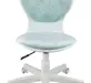 Кресло 1139 FW PL White велюр Bliss 10 голубой