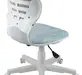 Кресло 1139 FW PL White велюр Bliss 10 голубой