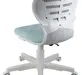 Кресло 1139 FW PL White велюр Bliss 10 голубой