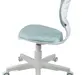 Кресло 1139 FW PL White велюр Bliss 10 голубой