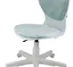 Кресло 1139 FW PL White велюр Bliss 10 голубой