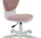 Кресло 1139 FW PL White велюр Bliss 08 розовый