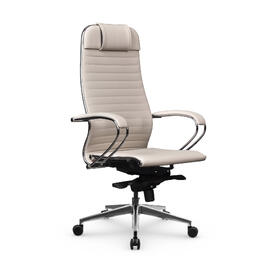 Кресло руководителя SU-BK130-8, осн.003 (Ch) сетка/ткань-сетка (Черная) 260x680x910