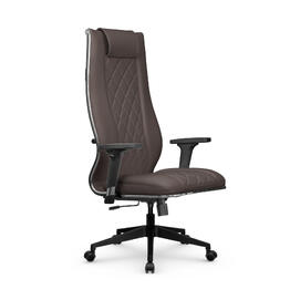 Кресло офисное Партнер aluminium черный пластик черная сетка черная ткань (мультиблок)