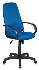 Кресло руководителя Бюрократ CH-808AXSN Ткань TW-10 синяя