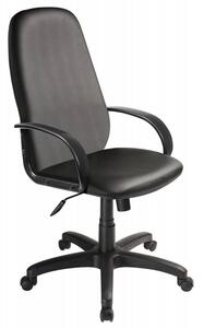 Кресло руководителя Бюрократ CH-808AXSN Искус. кожа черная/Ткань TW-11 черная