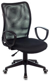 Офисное кресло Бюрократ CH-599AXSN Сиденье ткань TW-11 черная/спинка сетка TW-01 черная