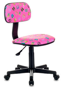 Кресло детское Бюрократ CH-201NX Ткань  розовая сланцы FlipFlop_P