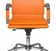 Кресло руководителя Бюрократ CH-993 Low Искус. кожа оранжевая