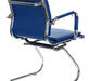 Конференц-кресло Бюрократ CH-993 Low-V Искус. кожа синяя