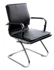 Конференц-кресло Бюрократ CH-993 Low-V Искус. кожа черная