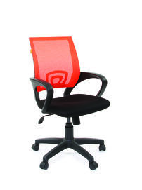 Кресло офисное Chairman 696 Ткань TW/Сетка Черный/оранжевый