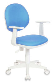 Кресло детское Бюрократ CH-W356AXSN Ткань 15-107 голубая