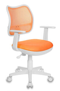 Кресло детское Бюрократ CH-W797 Сиденье ткань TW-96-1 оранжевая/спинка сетка TW-38-3 оранжевая