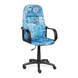 Кресло для руководителя Leader 10198 Ткань Map_blue 640x790x350