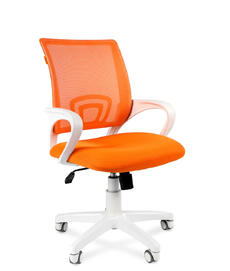Кресло детское Chairman 696 White Ткань TW/Сетка Оранжевый