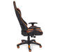 Игровое кресло iCar 10724 Искус. кожа оранжевая/черная 360x650x870