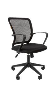 Кресло офисное IQ (white+grey) белый пластик серая ткань