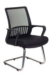 Конференц-кресло Бюрократ MC-209 Сиденье ткань TW-11 черная/спинка сетка TW-01 черная