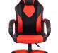 Кресло игровое (геймерское) Chairman Game 17 Экокожа/Ткань TW Черный/красный