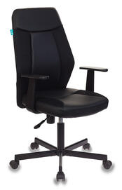 Офисное кресло Бюрократ CH-606 Искус. кожа черная/ткань TW-11черная