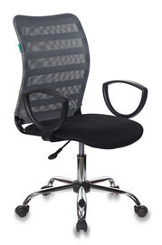 Офисное кресло Бюрократ CH-599AXSL Сиденье ткань TW-11/спинка сетка TW-32K03 серая