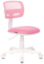 Кресло детское Бюрократ CH-W299 Сиденье ткань TW-13A розовая/спинка сетка TW-06A розовая