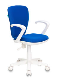 Кресло детское Бюрократ KD-W10 AXSN Ткань 26-21 синяя