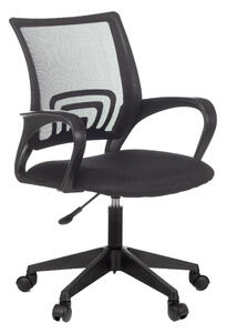 Офисное кресло Бюрократ CH-695NLT Сиденье ткань TW-11 черная/спинка сетка TW-04 серая