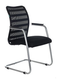 Конференц-кресло Бюрократ CH-599AV Сиденье ткань TW-11/спинка сетка TW-32K01 черная
