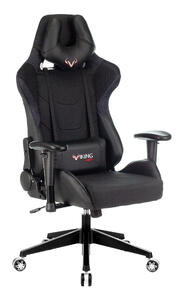 Кресло игровое Бюрократ Viking 4 AERO Искус. кожа черная/ткань черная26-28/сетка белаяTW-100-синяяTW-10-краснаяTW-97N