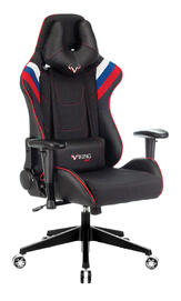 Кресло игровое Бюрократ Viking 4 AERO Искус. кожа черная/ткань черная26-28/сетка белаяTW-100-синяяTW-10-краснаяTW-97N