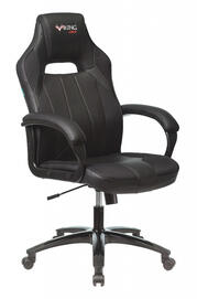 Кресло игровое Бюрократ Viking 2 AERO Искус. кожа черная/ткань черная