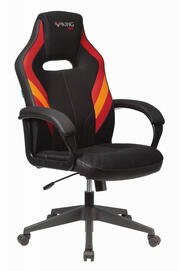 Кресло игровое Бюрократ Viking 3 AERO Искус. кожа черная/ткань черная 26-28/сетка краснаяTW-97N-оранжеваяTW-96-1-сераяTW-12
