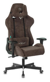 Кресло игровое Бюрократ Viking KNIGHT LT Ткань LT-10 темно-коричневая