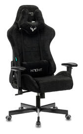 Кресло игровое Бюрократ Viking KNIGHT LT Ткань LT20 черная