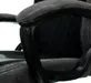 Кресло игровое Бюрократ Viking 6 KNIGHT Ткань серая/ткань черная/экокожа черная