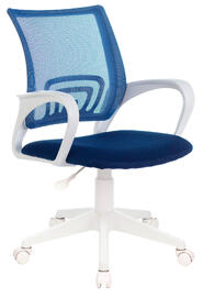 Офисное кресло Бюрократ CH-W695NLT Ткань TW-10 синяя/сетка TW-05 синяя
