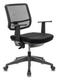Офисное кресло Бюрократ CH-535 Сиденье ткань TW-11 черная/спинка сетка TW-01 черная