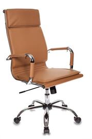 Кресло руководителя Бюрократ CH-993 Искус. кожа светло-коричневая