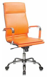 Кресло руководителя Бюрократ CH-993 Искус. кожа оранжевая