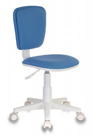 Кресло детское Бюрократ CH-W204NX Ткань 26-24 голубая