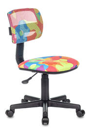 Кресло детское Бюрократ CH-299NX Сиденье ткань абстракция мультиколор/спинка сетка абстракция мультиколор