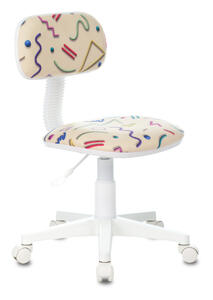 Кресло детское Бюрократ CH-W201NX Ткань малиновая с рисунком Sticks 05