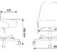 Кресло Бюрократ CH-340M Ткань 38-415 синяя