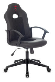 Кресло игровое Бюрократ ZOMBIE 11 Ткань Edition черная/экокожа черная