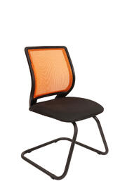 Конференц-кресло Chairman 699 V Ткань С/Сетка Черный/оранжевый